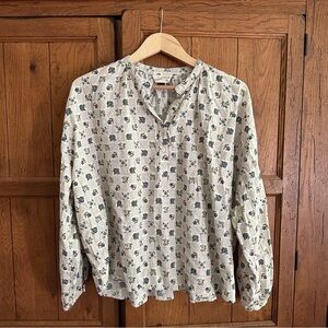 Universal Thread Cream Floral Shirt